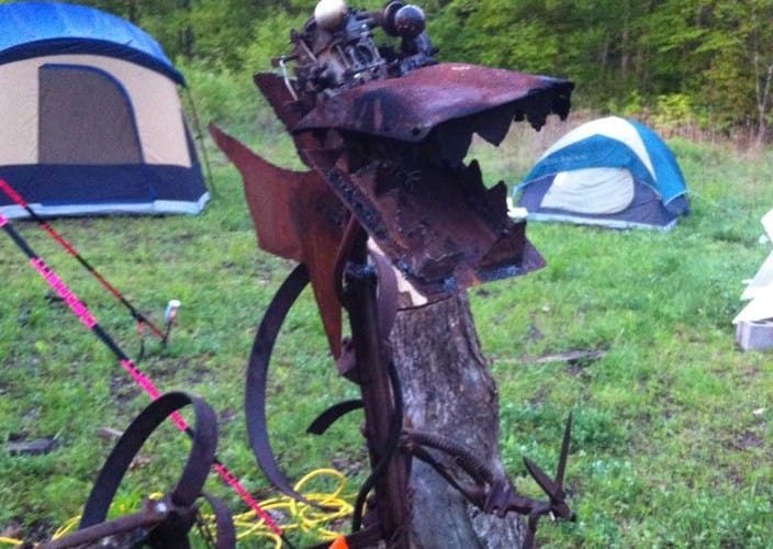 Dragon Sculpture Golfzilla At Disorient Country Club