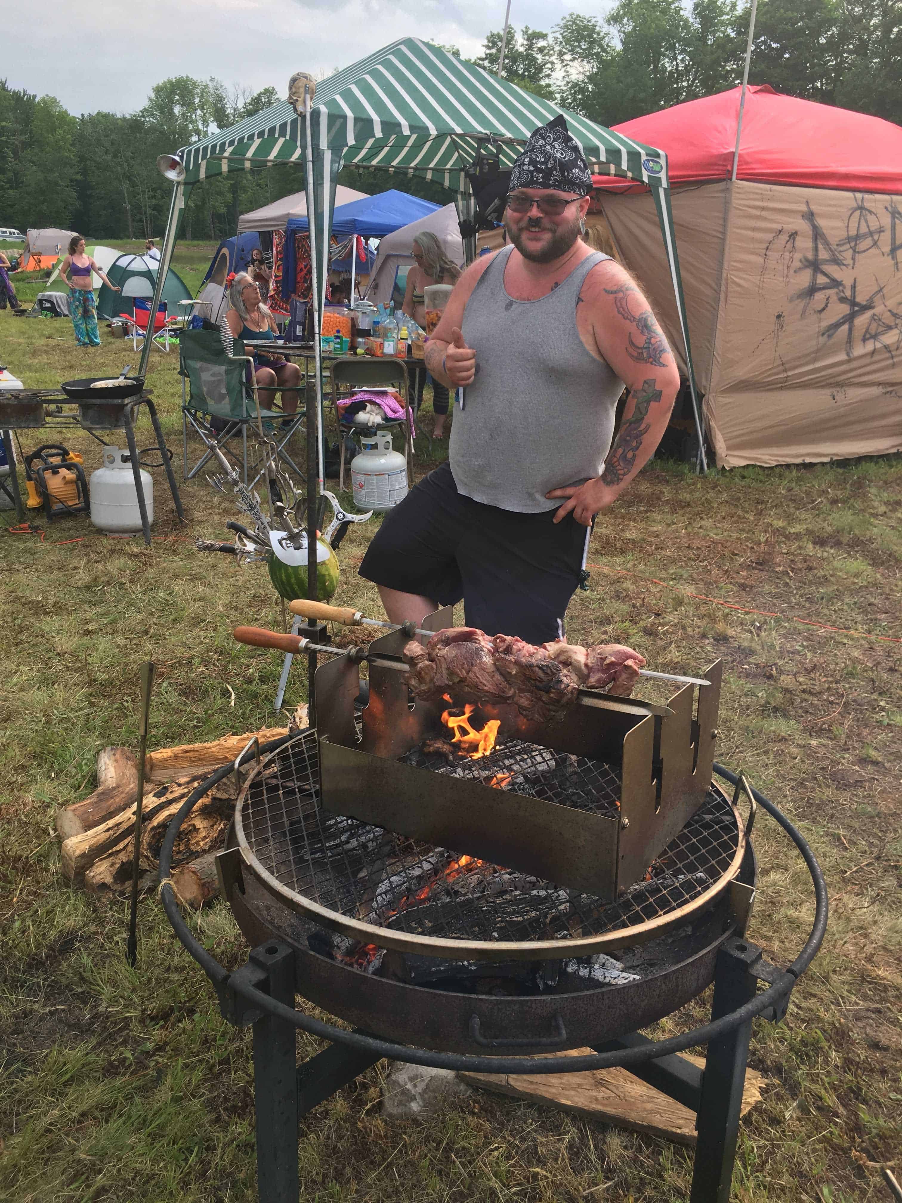 Camp Cooking At Freeform Festival 2016
