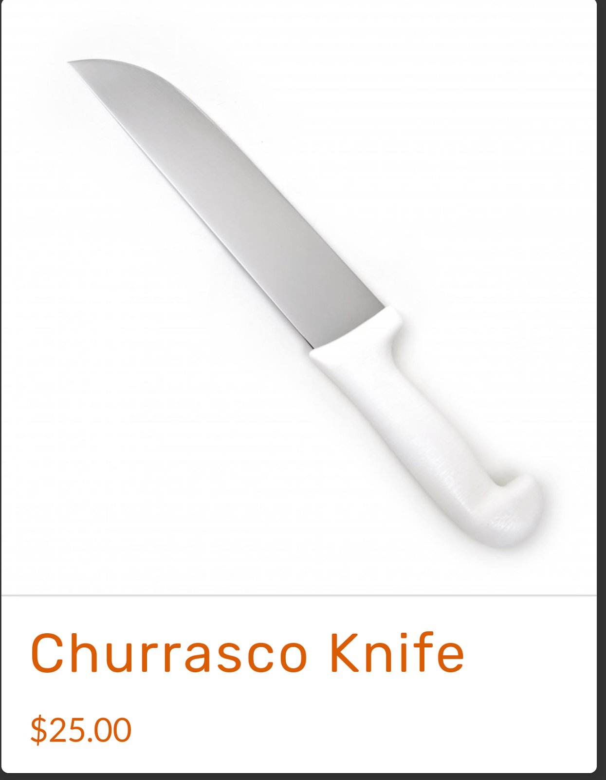 Brazilian Barbecue knife